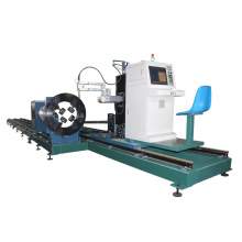 8 axis CNC metal pipe and tube plasma cutting machine similar to laser pipe cutting machine